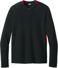 Sport-Tek Club 1/4-Zip Pullover with custom logo embroidery