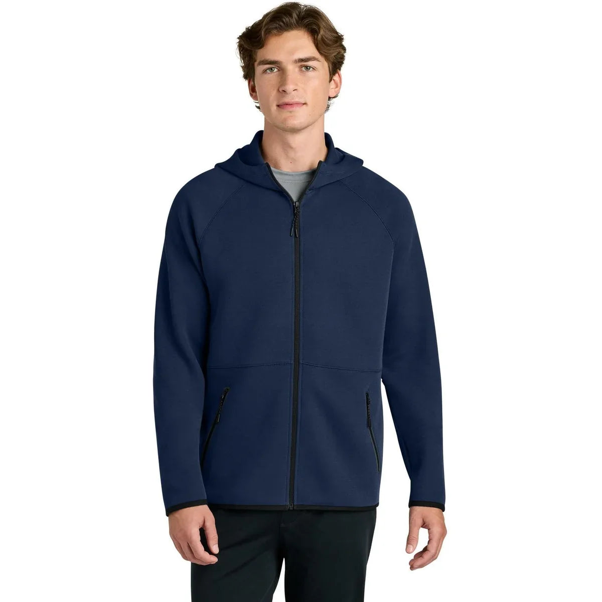 Sport-Tek Phenom Full-Zip Hoodie with custom logo embroidery
