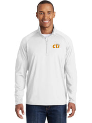 Sport-Tek Sport-Wick Stretch 1/4-Zip Pullover with custom logo embroidery