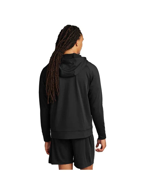 Sport-Tek Sport-Wick Stretch 1/2-Zip Hoodie with custom logo embroidery