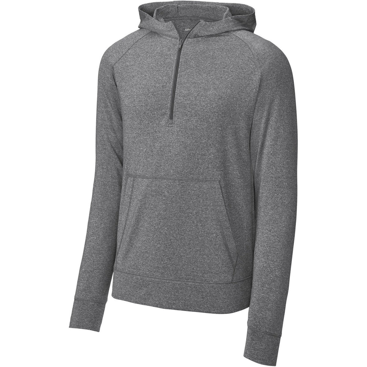 Sport-Tek Sport-Wick Stretch 1/2-Zip Hoodie with custom logo embroidery