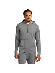 Sport-Tek Sport-Wick Stretch 1/2-Zip Hoodie with custom logo embroidery