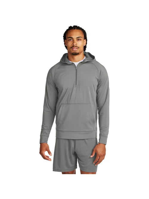 Sport-Tek Sport-Wick Stretch 1/2-Zip Hoodie with custom logo embroidery