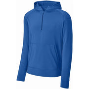 Sport-Tek Sport-Wick Stretch 1/2-Zip Hoodie with custom logo embroidery