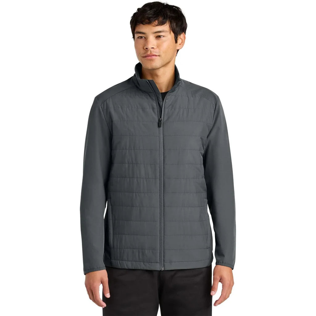 Sport-Tek Teknical Hybrid Jacket with custom logo embroidery