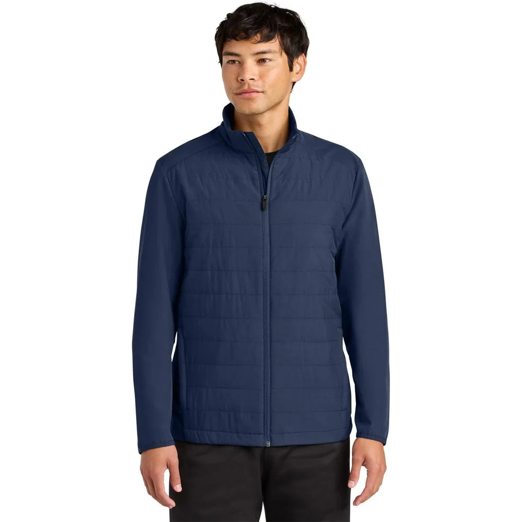 Sport-Tek Teknical Hybrid Jacket with custom logo embroidery