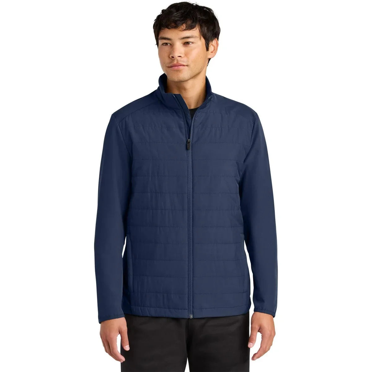 Sport-Tek Teknical Hybrid Jacket with custom logo embroidery