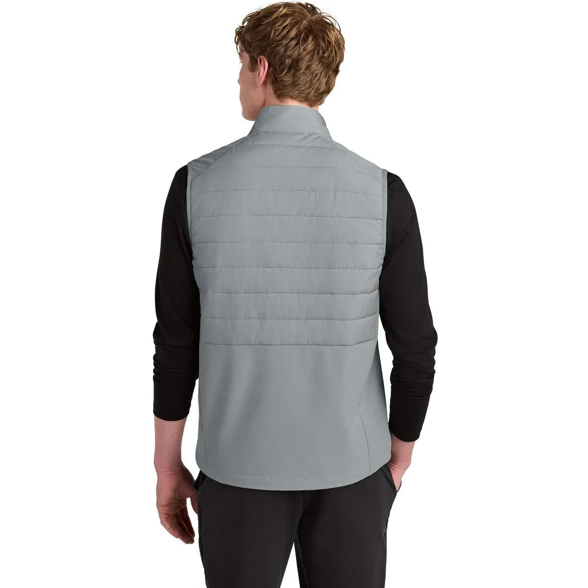 Sport-Tek Teknical Hybrid Vest with custom logo embroidery