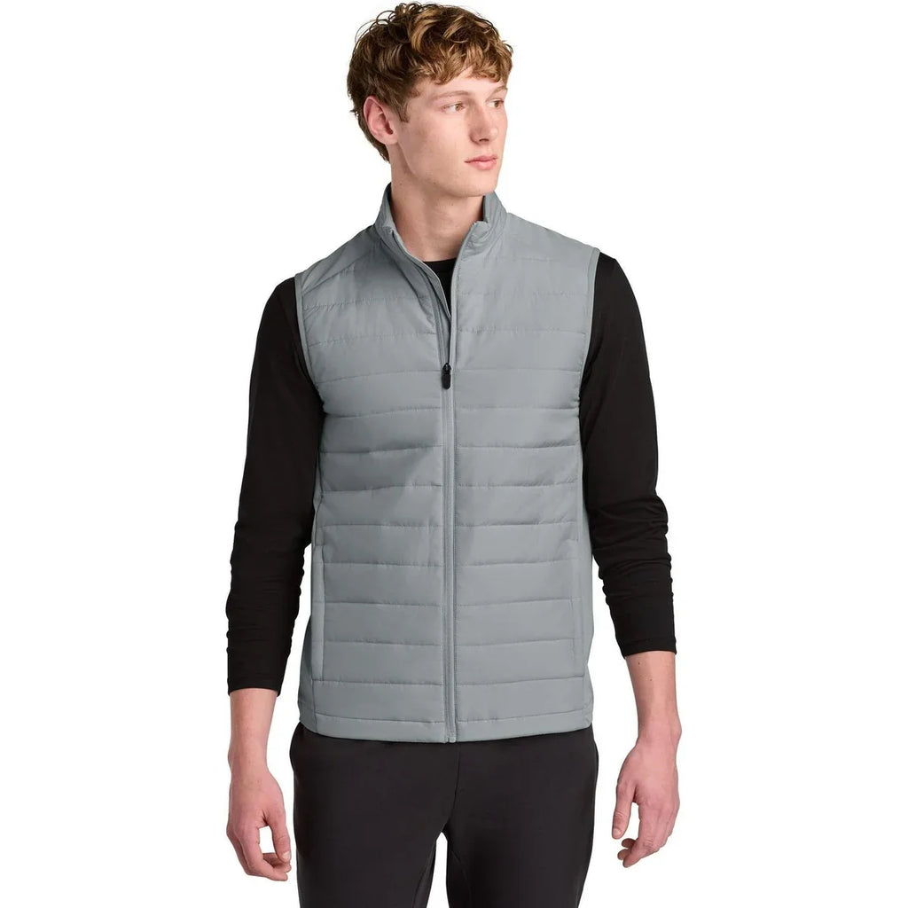 Sport-Tek Teknical Hybrid Vest with custom logo embroidery