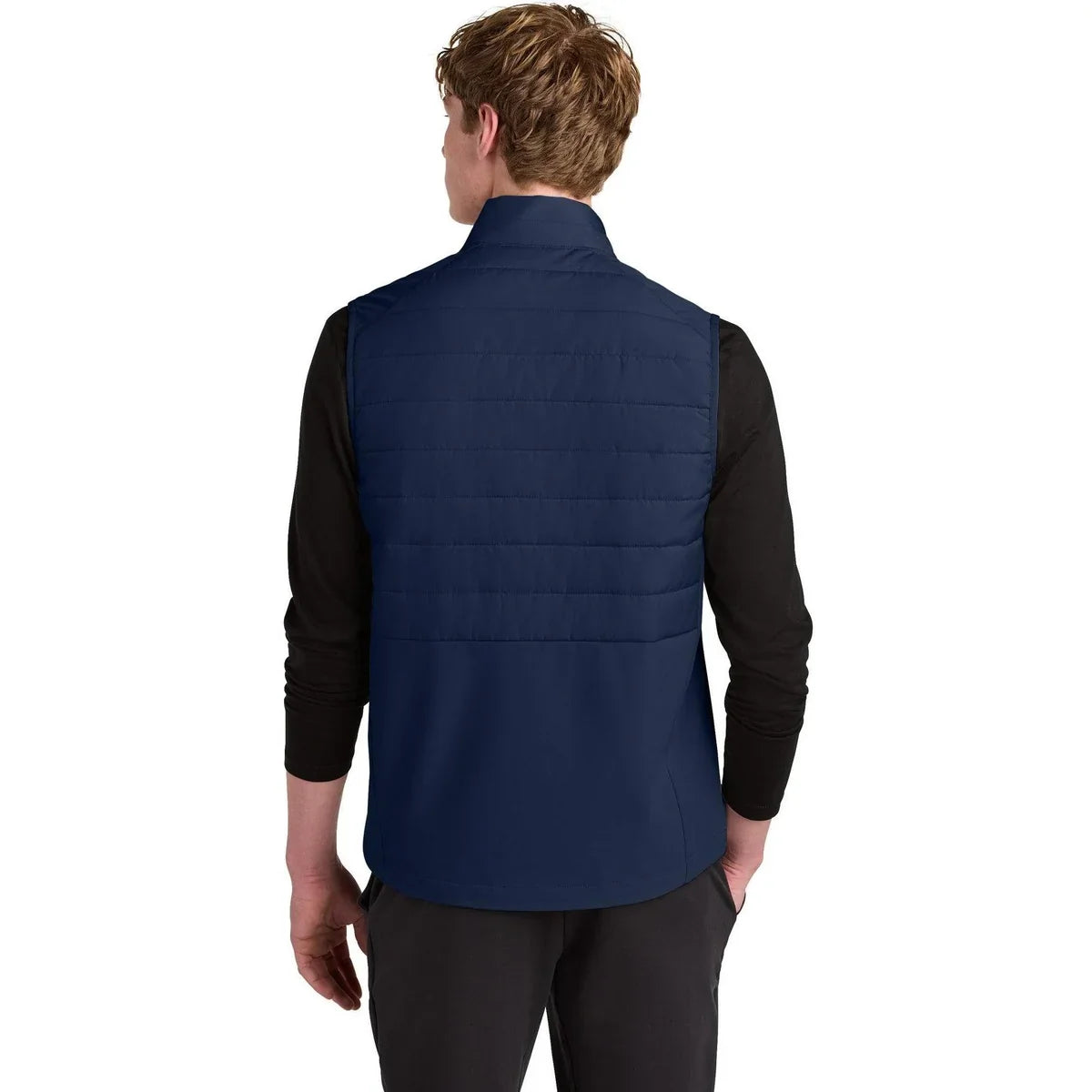Sport-Tek Teknical Hybrid Vest with custom logo embroidery