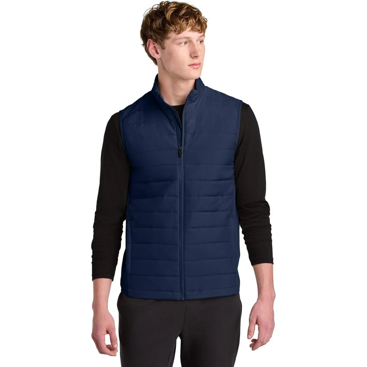 Sport-Tek Teknical Hybrid Vest with custom logo embroidery