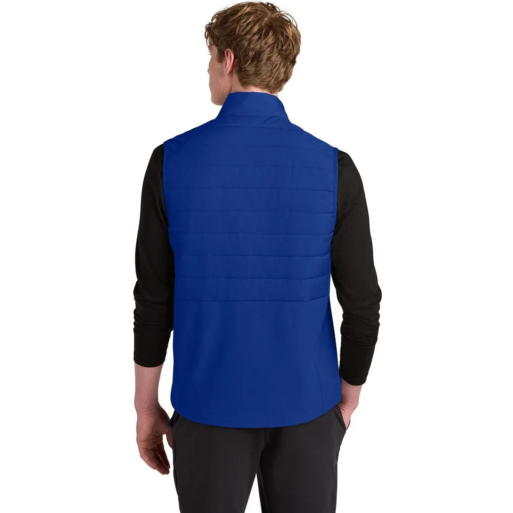Sport-Tek Teknical Hybrid Vest with custom logo embroidery