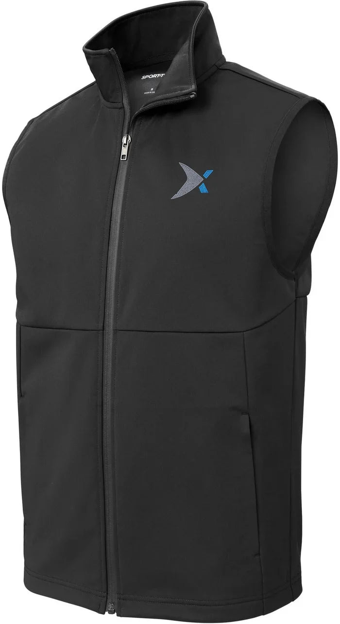 Sport-Tek Soft Shell Vest with custom logo embroidery