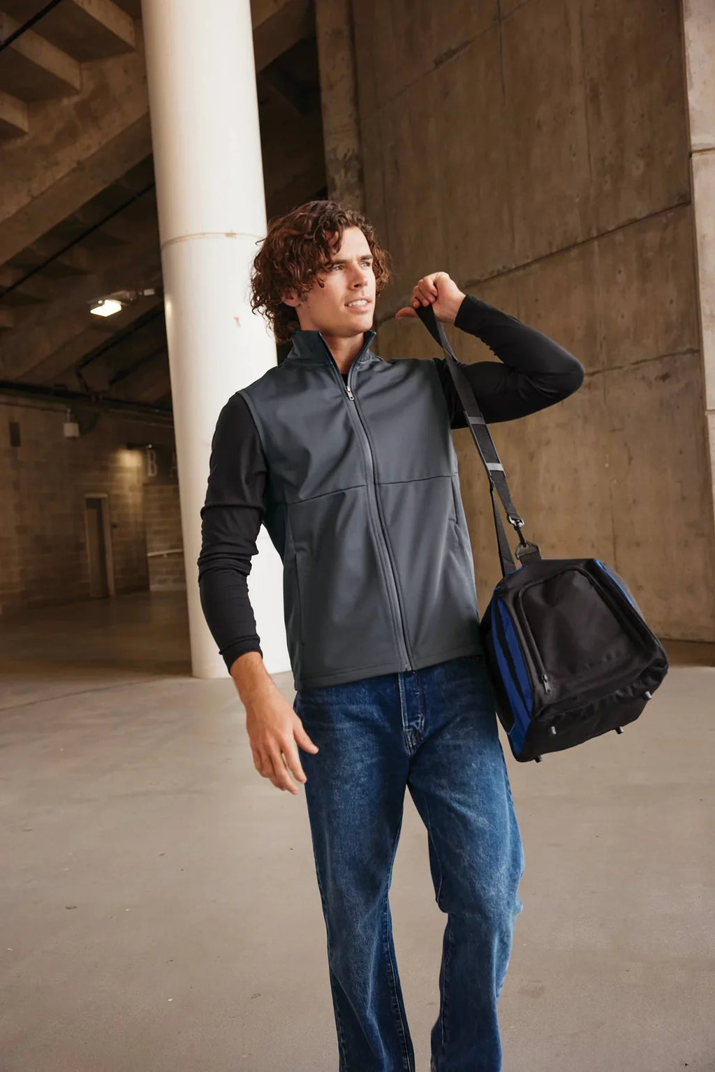 Sport-Tek Soft Shell Vest with custom logo embroidery