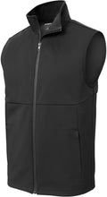 Sport-Tek Soft Shell Vest with custom logo embroidery