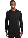 Sport-Tek Dry Zone Long Sleeve Raglan T-Shirt with custom logo embroidery