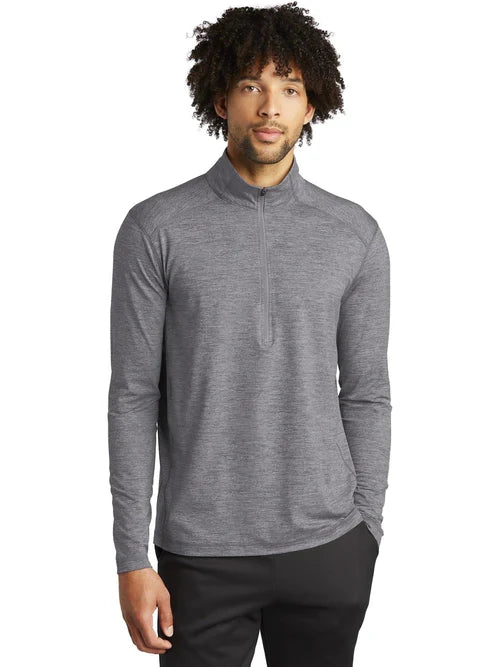 Sport-Tek Exchange 1.5 Long Sleeve 1/2-Zip with custom logo embroidery