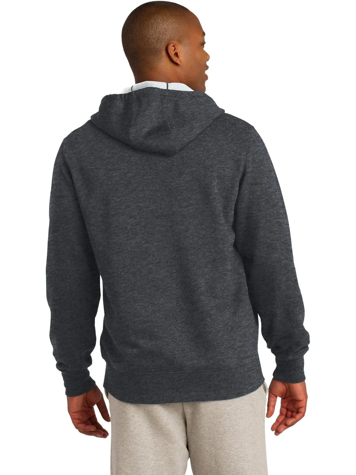 Sport-Tek Full-Zip Hooded Sweatshirt with custom logo embroidery