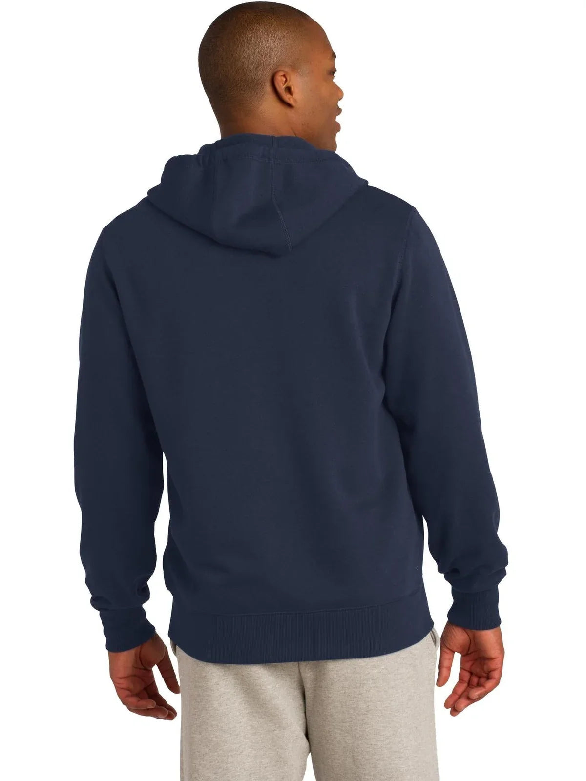 Sport-Tek Full-Zip Hooded Sweatshirt with custom logo embroidery