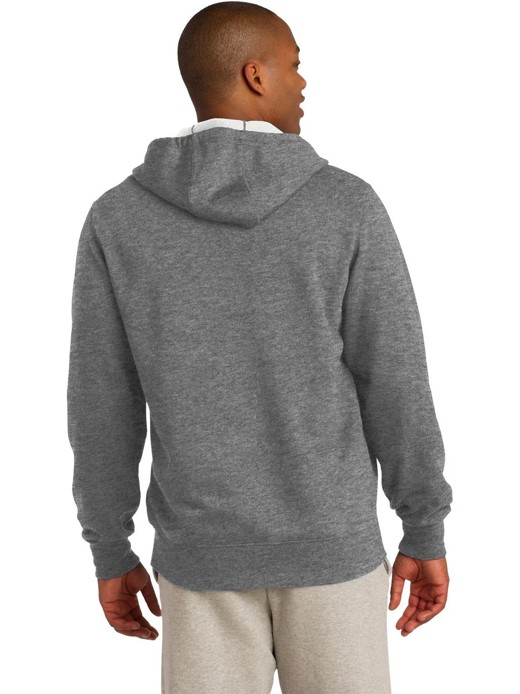Sport-Tek Full-Zip Hooded Sweatshirt with custom logo embroidery