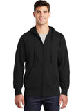 Sport-Tek Full-Zip Hooded Sweatshirt with custom logo embroidery