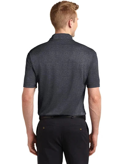 Sport-Tek Heather Contender Polo with custom logo embroidery