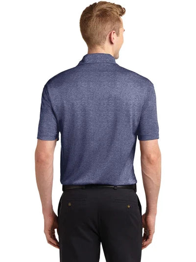 Sport-Tek Heather Contender Polo with custom logo embroidery
