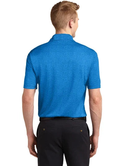 Sport-Tek Heather Contender Polo with custom logo embroidery