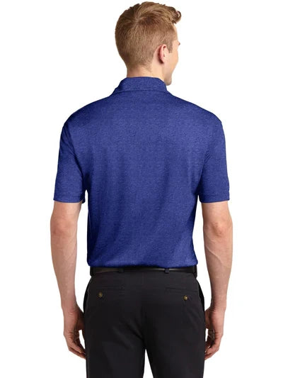 Sport-Tek Heather Contender Polo with custom logo embroidery