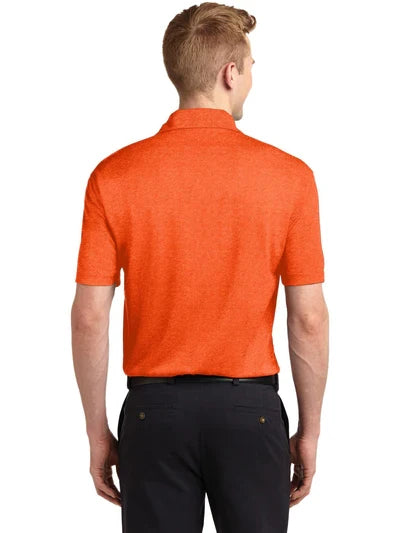 Sport-Tek Heather Contender Polo with custom logo embroidery
