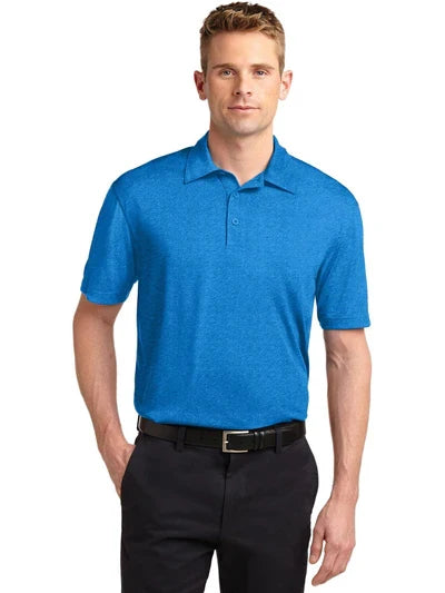 Sport-Tek Heather Contender Polo with custom logo embroidery