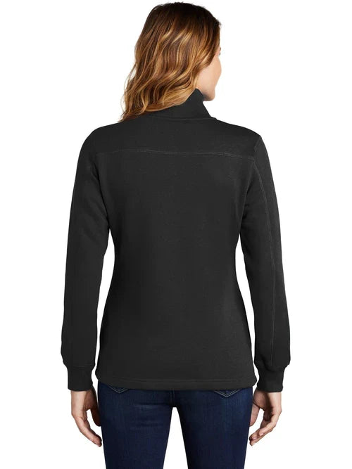 Sport-Tek Ladies 1/4-Zip Sweatshirt with custom logo embroidery