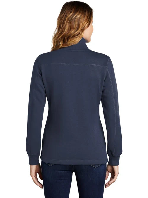 Sport-Tek Ladies 1/4-Zip Sweatshirt with custom logo embroidery
