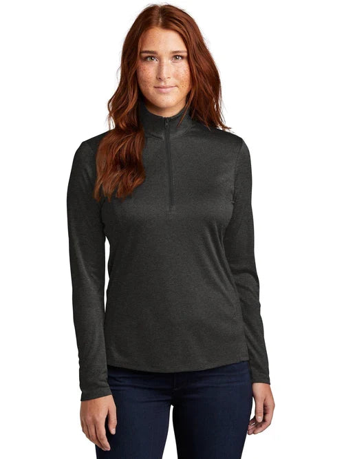 Sport-Tek Ladies Endeavor 1/2-Zip Pullover with custom logo embroidery