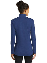 Sport-Tek Ladies Exchange 1.5 Long Sleeve 1/2-Zip with custom logo embroidery