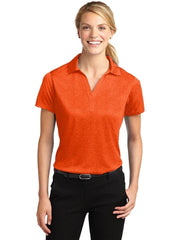 Sport-Tek Ladies Heather Contender Polo with custom logo embroidery