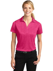 Sport-Tek Ladies Heather Contender Polo with custom logo embroidery