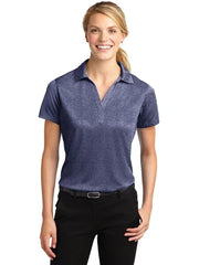Sport-Tek Ladies Heather Contender Polo with custom logo embroidery