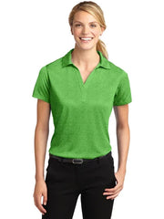 Sport-Tek Ladies Heather Contender Polo with custom logo embroidery