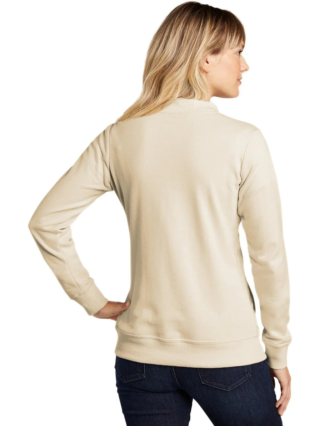 Sport-Tek Women's Lightweight French Terry Bomber with custom logo embroidery