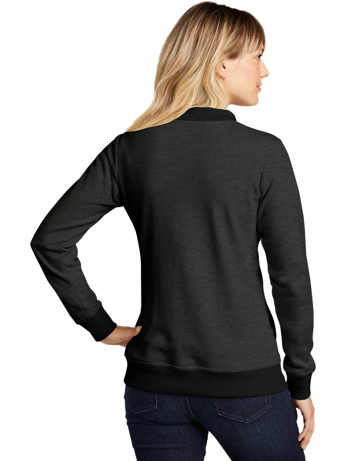 Sport-Tek Women's Lightweight French Terry Bomber with custom logo embroidery