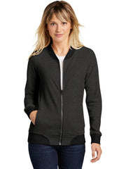 Sport-Tek Women's Lightweight French Terry Bomber with custom logo embroidery