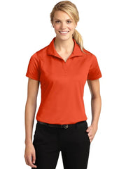 Sport-Tek Ladies Micropique Sport-Wick Polo with custom logo embroidery