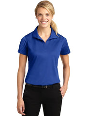 Sport-Tek Ladies Micropique Sport-Wick Polo with custom logo embroidery