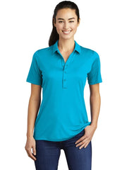 Sport-Tek Ladies Posi-UV Pro Polo with custom logo embroidery