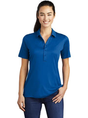 Sport-Tek Ladies Posi-UV Pro Polo with custom logo embroidery