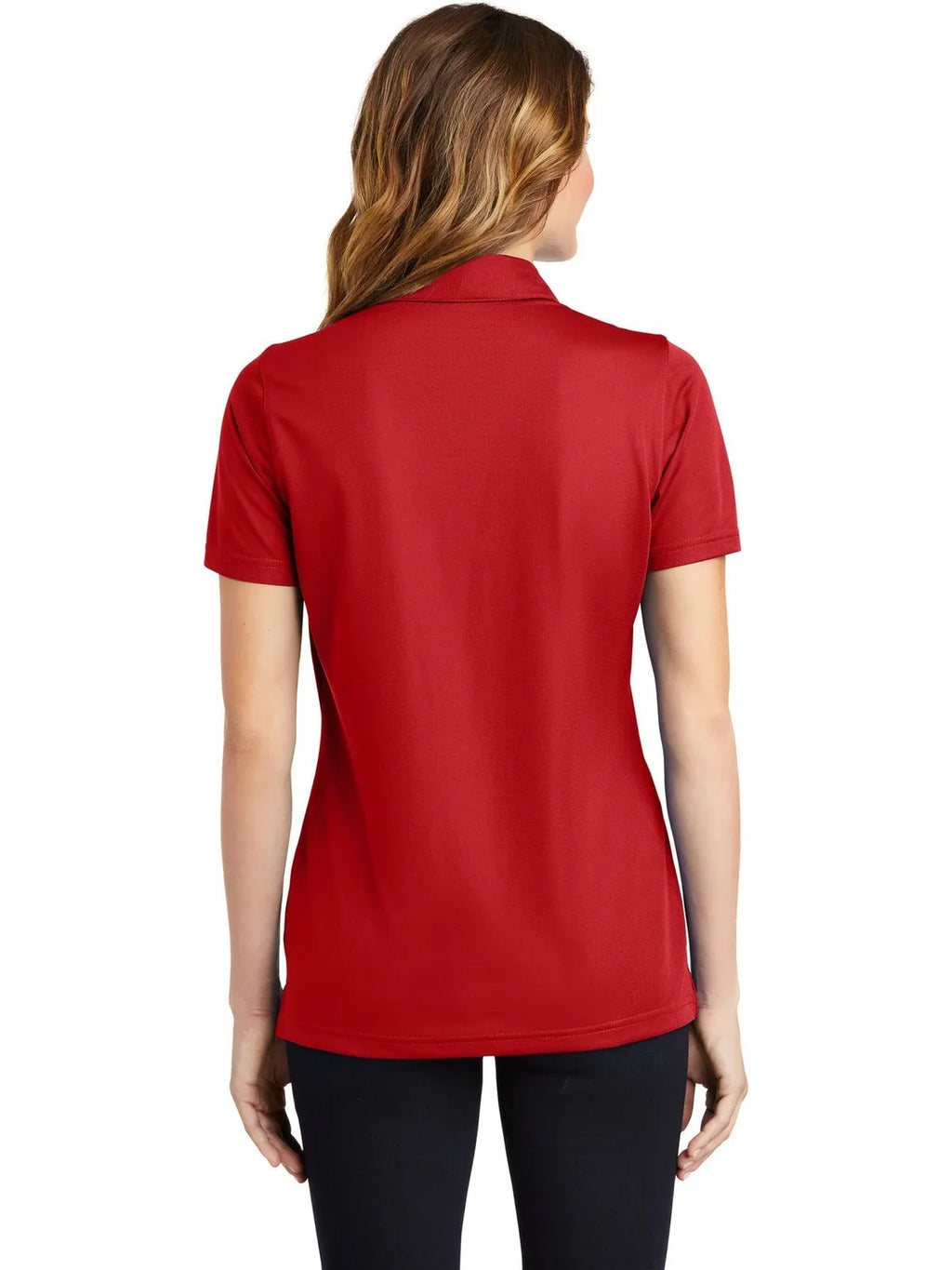 Sport-Tek Women's PosiCharge Active Textured Polo with custom logo embroidery