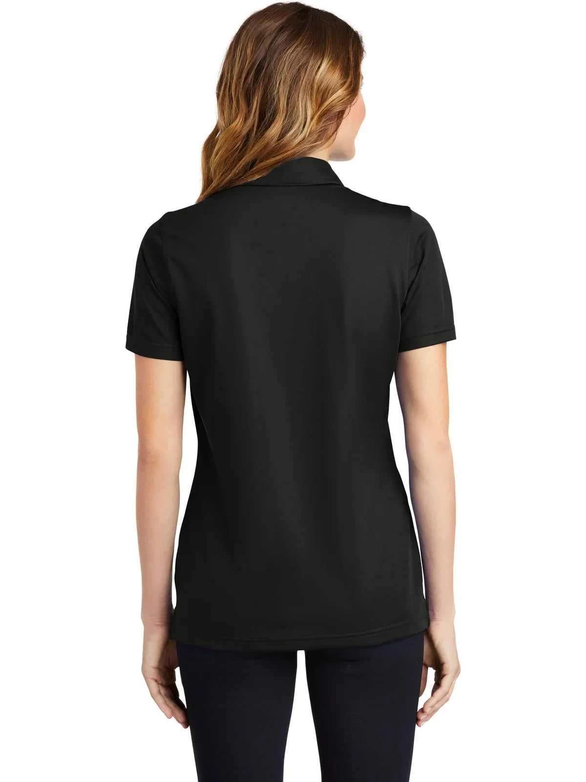 Sport-Tek Women's PosiCharge Active Textured Polo with custom logo embroidery