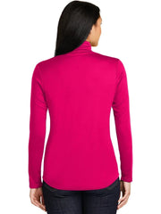 Sport-Tek Ladies PosiCharge Competitor 1/4-Zip Pullover with custom logo embroidery