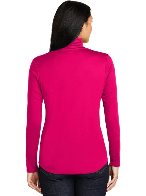 Sport-Tek Ladies PosiCharge Competitor 1/4-Zip Pullover with custom logo embroidery